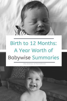 A Year of Baby Summaries: First 12 Months Baby One Month, Three Month Baby, Moms On Call, Baby Wise, Birth Order, One Month Baby, Week Schedule, Monthly Baby, Toddler Sleep