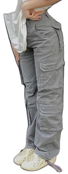 Womens Casual Dress Pants, Trendy Cargo Pants, Straight Wide Leg Pants, Cargo Pants For Women, Cargo Pants Baggy, High Waisted Cargo Pants, Ripped Jeans Women, Grey Cargo Pants, Y2k Pants