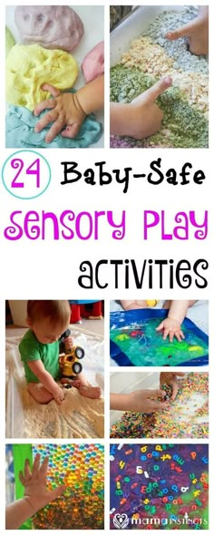 baby - safe sensory play activities for babies and toddlers to do with their hands