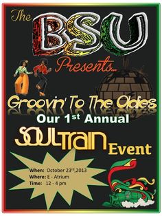 an event poster for the bsu