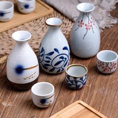 Shop 0 Soiree Sake Set Mademoiselle Home Decor Ceramic Sake Set, Japanese Cafe, Japanese Diet, Japanese Bar, Pottery Inspo, Asian Interior, Sake Set, Ceramic Inspiration, Sushi Restaurants