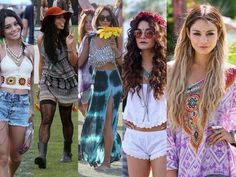 Coachella Outfit Vanessa Hudgens, Bohemian Quotes, Coachella Vibes, Music Festival Outfits, Hippie Costume