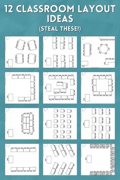 12 classroom layouts that are great for students to use in their own class room