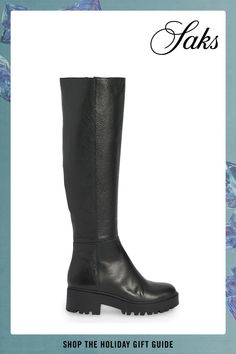 Elizabeth tall boots. Material: Pebbled calf Style: Boots Heel: 10mm (0.4) Imported Boots Heel, Style Boots, Tall Boots, Heeled Boots, Apparel Accessories, Heels, Boots, Leather, Black