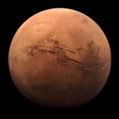 the planet mars is shown in this artist's rendering