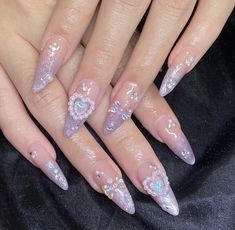 Gift Nails, Nails Holiday, Pretty Nail Art Designs, Pretty Gel Nails, Really Cute Nails, Soft Nails, Kawaii Nails, Luxury Nails, Dream Nails