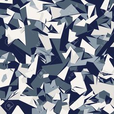 an abstract blue and white background with lots of small triangles in the shape of rectangles