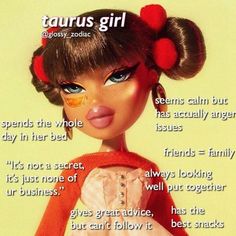 an image of a magazine cover with a doll in it's hair and words