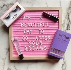 it's a beautiful day to go after your dreams with makeup and eyeliners