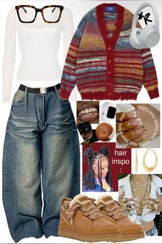 #BEAUTY ,#REALATIONSHIPS #Fashion #Outfits #Winter Outfits #Animals 90s Swag Outfits, Realistic Outfit Ideas, Jean Christmas Outfits, Earthy Fits Aesthetic, Ahs Style Outfits Winter, Thanksgiving Fit Ideas, Fall Thrifted Outfits, Ahs Winter Outfits, Where To Buy Streetwear