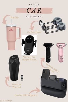 an image of car gadgets and accessories with text describing the different types of cars