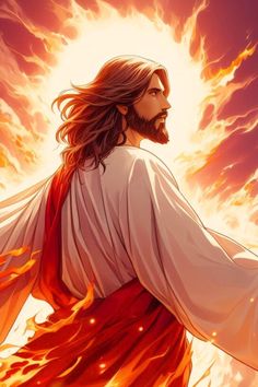 Jesus Christ art of His second coming Christian Anime, Jesus Warrior, He Will Come Back, Jesus King Of Kings, Thief In The Night, Jesus Smiling, Lion Of Judah Jesus