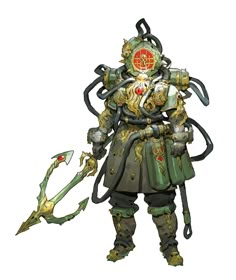 a character from the video game warhammer