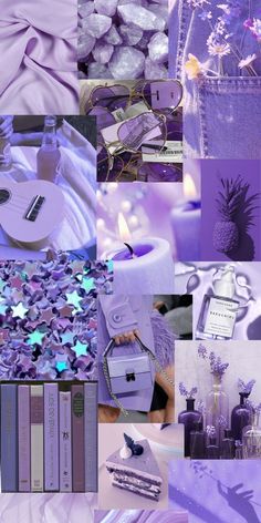 It's Lilac and Lavender Aesthetics Collage, Light Purple Wallpaper, Purple Aesthetic Background, Colourful Wallpaper, Colourful Wallpaper Iphone, Wallpaper Themes, Iphone Wallpaper Classy, Cute Blue Wallpaper, Color Collage