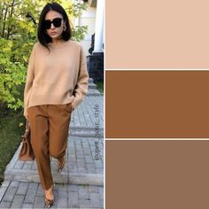 Autumn Color Palette Fashion, Soft Autumn Color Palette, Cold Fashion, Monochromatic Fashion, Winter Typ, Fall Color Palette