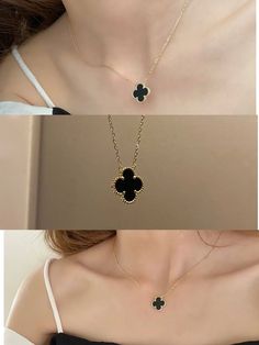 خواتم خطوبة, Trinity Bracelet, Timeless Necklace, Trendy Jewellery, Classy Necklace, Clover Pendant, Women Anklets, Gold Aesthetic, Detailed Jewelry