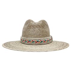 Bisbee | Womens Wide Brim Straw Hat brings a touch of vibrant style to sun protection. Crafted from durable Mexican palm, this safari hat features a woven jute band with colorful accents and a concho, making it perfect for women seeking both style and function. Material: Midweight Mexican Palm Shape: Fedora Trim: Braided Woven Jute Band with Brass Concho Brim Size: 3 1/2" Crown Height: 3 3/4" Sweatband: Elastic Sweatband Imported Mexican Palm, American Hat Makers, American Hat, Wide Brim Straw Hat, Safari Hat, Summer Vacation Outfits, Vibrant Style, Vintage Hats, Measuring Tape