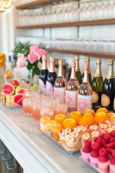 Petals and Prosecco Bridal Shower Ideas - HandsomeWedding Bridal Decor Ideas, Garden Party Bridal Shower Ideas Brunch, Peonies Bridal Shower Theme, Bridal Shower Pedals And Prosecco, Bridal Shower Needs, Floral Bridal Shower Theme Brunch, When Do You Have Bridal Showers, Prosecco Party Ideas, Brunch Bubbly Bridal Shower Ideas