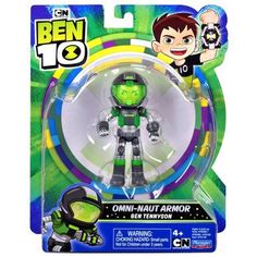 an action figure in the packaging for ben 10