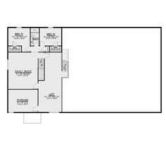 the first floor plan for a two story house