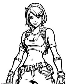 Fortnite Coloring Pages (Free Printables) Red Color Schemes, Fortnite Skins, Battle Royale Game, Online Multiplayer Games, Coloring Pages For Girls, Multiplayer Games, Chun Li, Epic Games