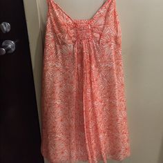 Great Vacation Dress From Juicy Couture! Flowy And Light. Zips On Side. Ties In The Back. Adjustable Straps. Never Worn. Orange V-neck Summer Beach Dress, Peach Sleeveless Beach Sundress, Peach Sleeveless Sundress For The Beach, Sleeveless Peach Sundress For Beach, Peach Sleeveless Sundress For Vacation, Orange Summer Beachwear Sundress, Peach Spaghetti Strap Dress For Vacation, Peach Spaghetti Strap Vacation Dress, Peach Spaghetti Straps Dress For Vacation