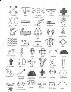 an image of some symbols that can be used to describe something or someone else's name