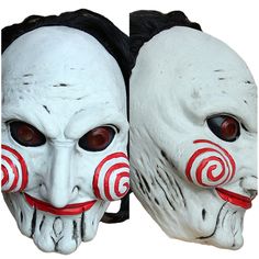 Adjustable Masks And Prosthetics For Halloween Costume Party, Horror Masks And Prosthetics For Halloween Party, Horror Costume Accessories For Halloween Party, Halloween Horror Costume Accessories, Latex Masks, John Kramer, Masquerade Halloween Party, Masquerade Halloween, Halloween Party Props