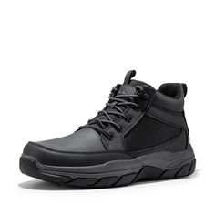 PRICES MAY VARY. Lightweight & Comfortable: Each shoe weighs just around 14.2 oz, offering a lightweight design that ensures comfort with every step, whether you're hiking or going about your day. Durable & Easy to Clean: Made with vegan leather and Oxford cloth, these men's boots are easy to maintain and provide exceptional breathability and durability for everyday wear. Shock-Absorbing Support: The EVA midsole absorbs impact, while the rubber outsole offers slip resistance and durability, ensu Mens Walking Boots, Mens Chukkas, Mens Hiking Boots, Chukka Boots Men, Walking Boots, Cup Design, Men's Boots, Hiking Shoes, Chukka Boots