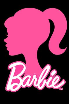 the logo for barbie's hair salon