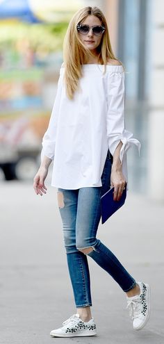 ｃｏｓｍｉｃｉｓｌａｎｄｅｒ Looks Jeans, Olivia Palermo Style, Mode Casual, Cooler Look, Olivia Palermo, Outfits Casuales, Palermo, Her Style