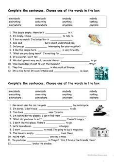 the worksheet for reading and writing words in an english language with pictures on it