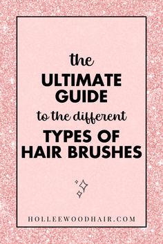 The ultimate guide to the different types of hair brushes Facts About Hair, Types Of Hair Brushes, Beautiful Hair Color Ideas, Straightening Curly Hair, Healthy Relaxed Hair, Hair Facts, Teasing Brush, Professional Hair Tools, Professional Hair Color