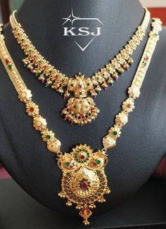 Gold Chain Design, Gold Bridal Jewellery Sets, Gold Necklace Indian Bridal Jewelry, Gold Jewelry Stores, Fancy Necklace, Gold Bride Jewelry, Antique Gold Jewelry, Gold Bangles Design