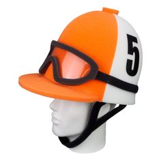 This Jockey Helmet Hat will definitely make you stand out at your next Party, Hora Loca, Wedding, Corporate Event, Birthday, Quinceanera, or Halloween Party! It can be used as a wedding hats, top hats, photo booth props, or a party favor. Foam Wigs, Foam Party, Helmet Hat, Crazy Hats, Derby Party, Top Hats, Football Gifts, Wedding Hats, Booth Props