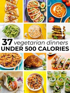 the cover of 37 vegetarian dinneres under 50 calories, including salads and sandwiches