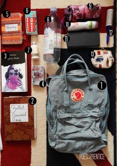 Whats In My Kanken Backpack, Whats In My Kanken, Fjallraven Kanken Whats In My Bag, Things U Need In Ur School Bag, What’s In My Schoolbag, What’s In My School Backpack Ideas, Whats In My School Bag, In My School Bag, School Bag Organization