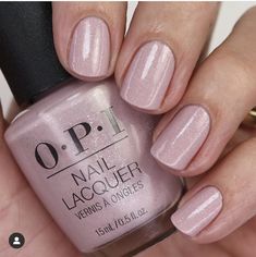 Opi Nail Polish Colors, Sns Nails Colors, Spring Nail Polish, Elegant Nail Designs, Nail Techniques, Spring Nail Colors, Blush Nails, Opi Nail Lacquer