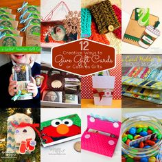 twelve creative ways to give gift cards for christmas