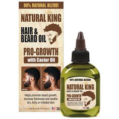 PRICES MAY VARY. Hair and Beard Oil - Our amazing 99% natural Castor Oil blend is both a beard and hair oil that provides a boost to overall hair growth. Beard Hair Growth - Boost your hair and beard’s growth with our 99% natural Castor Oil Pro-Growth formula, formulated to encourage full, lush and hearty beard growth! Mustache and Beard Oil - This light, non-greasy oil moisturizes, protects and refreshes your hair daily. It's 99% natural, absorbed quickly and the result will have the ladies fig Beard Growth Oil, Mens Facial Hair Styles, Beard Hair, Grow Beard, Beard Growth, Growth Oil, Beard Care, Hair Growth Oil, Beard Oil