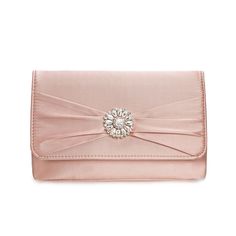 PRICES MAY VARY. ADD INSTANT ELEGANCE TO YOUR LOOKS - This Charming Tailor Evening clutch bag is made of smooth satin fabric in a classy flap envelope silhouette, which is elegant, versatile, and utterly on trend for your next occasion. And the distinct crystal-encrusted and pleated accent on the flap front add perfect element to your daily or dress-up looks. PERFECT SIZE -This clutch purse is designed in an ideal size (W9.1 x H5.5 x D1.6 inches, or W23 x H14 x D4 cm), fits in cell phone of any Fancy Clutch Purse, Formal Purse, Fancy Clutch, Embellished Clutch, Pink Clutch, Clutch Black, Evening Clutch Bag, Evening Clutch, Bag For Women