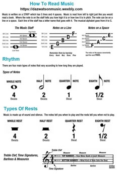 an image of musical notations and symbols