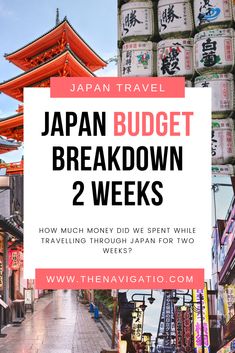 Japan Itinerary Two Weeks, Japan Budget, 2 Weeks In Japan, Safe Money