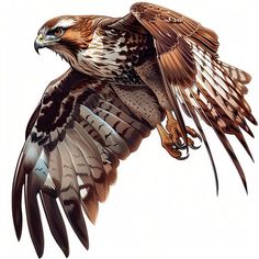 Intricate Hawk Tattoo Sketches Red Tailed Hawk Drawing, Pheasant Feather Tattoo, Eagle Tattoo Sketch, Hawk Sketch, Hawk Tattoo Design, Pictures Of Wild Animals, Hawk Photography, Bird Tattoo Design, Hawk Art