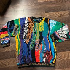 Rare Vintage Coogi Sweater. Excellent Condition Coogi Sweater, Clothing Sites, 90s Dress, 90s 2000s, Cool Sweaters, Ugly Sweater, Colorful Sweaters, Dream Closet, Sweater Dress