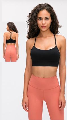 Our fashionable yet functional T-Strap Sports Bras are designed with a single strap racerback cut. These are Perfect to pair under one of our message print Racerback Tank Tops or your favorite Tee. FYDlife BASICS Sports Bras have support material in the shoulder straps, a double layer front, and a wide elastic band to ensure constant & comfy support, they alsoinclude removable padding/inserts for maximum coverage! T-Strap Sports Bra available in Solid White and Solid Black Details Sports Bra Sports Bra Fashion, Athletic Tops Women, Black Bicycle, Bike Shorts Women, Bicycle Shorts, Short Women Fashion, Strappy Sports Bras, Racerback Sports Bra, Bra Straps