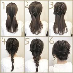 Diy Wedding Hair, Long Hair Models, Up Dos For Medium Hair, Hair Prom, Peinados Fáciles Para Cabello Corto, Work Hairstyles, Braided Hairstyles Updo, Penteado Cabelo Curto, Prom Hairstyles