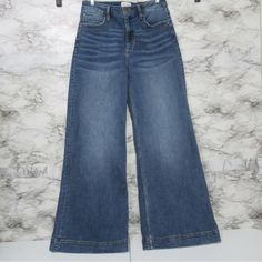 Driftwood Sundance Martha Wide Leg Denim Jeans From Sundance Size 29 | 32 Aprox Measurements In Pictures Cotton Spandex Blend Stretch Pockets Button And Zipper Closure Belt Loops Small Distressed Area At Leg Other Then That In Excellent Condition Gently Worn Washed | Clean Please See All Pictures, Video And Measurements As They Are Part Of The Description Stretchy, Five-Pocket Styling With Dramatic Wide Legs That Grace The Ankles. Casual, Everyday Wear, Comfortable, Comfort, Comfy, Boho, Boho Ch Fall Wear, Wide Leg Denim, Cotton Spandex, Business Casual, Flare Jeans, Jeans Size, Denim Jeans, Boho Chic, Everyday Wear