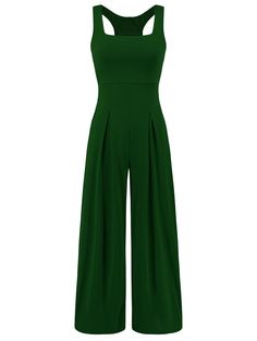 PRICES MAY VARY. [Fabric]: Summer sleeveless jumpsuits adop super stretchy and skin-friendly fabric, comfortable and lightweight, breathable and not see through, casual one piece jumpsuit is suitable for most bodies [Features]: Long pants rompers for women fashion, sleeveless one piece outfits, square neck jumpsuits, business jumpsuit for women, elastic high waist jumpers, solid color wide leg jumpsuits, loose one piece jumpsuit, elastic shoulder strap is fit for most people, unique waist side r Business Jumpsuit, Casual Jumpsuits For Women, Christmas Dance Dresses, Country Club Attire, Casual One Piece, Sleeveless One Piece, Jumpsuits Casual, One Piece Outfits, Working Office