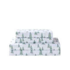 Snow Birds, Dream Christmas, Holiday Trees, Green Queen, Queen Sheets, Percale Sheets